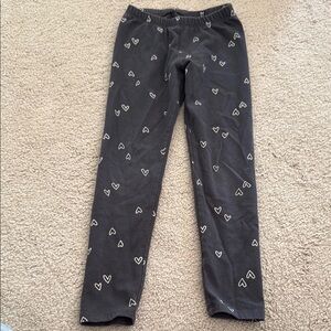 Cat & Jack Black Heart Leggings